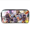 Japonya Anime Gintama Pencil Case Çocuklar Öğrenci Çizgi Çantası Genç Zipper El Çantası Kadın Kız Makyaj Çantası S168#