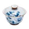 Zestawy herbaciarni czyste ręcznie malowane niebieskie Ceramiczne Ceramiczne Puchar
