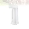 Dispensador de sabão líquido 1pc Recarregável bomba de espuma automática sem toque para chuveiro de banheiro