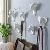 Haakdier Hertenkop Goud Olifant Hars Toegangsdeur Achterkant Creatieve Hangende Wanddecoratie Praktisch Modern Scandinavisch Decoratief 240329