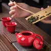 Teaware Sets 7Pcs/Set Ceramic Chinese Creative Tea Set With Incense Burner 1 Teapot 4 Cups Business Gift Drinkware Premium Ceremony Box