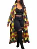 4xl 5XL LW Vrouwen AutumnWinter Plus Size Basic Straat Kraag Lg Mouw Print Plaid Patchwork Gele Jas i9Jd #