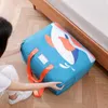 Lagringspåsar marknadsföring! Klädarrangör garderob Cartoon Portable Box Folding Pillow Quilt Filt Garderob Flytta hem Accessorie