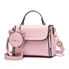 new Ladies Fi Casual Large Capacity Two-piece One-shoulder Handbag Fi Buckle Shop Travel Mobile Phe Tote Bag U5gC#