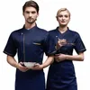 Chef Uniform Restaurant Hotel Keuken Koken Kleding Heren Foodservice Koksjas Dames Koksjas Bakkerij Catering Kokskleding Z0Uk#