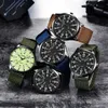 Horloges Ronde Wijzerplaat Nylon Band Band Mannen Jongen Militaire Leger Datum Quartz Polshorloge Gift Relogio Masculino Reloj Hombre 24329