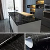 Marble Kkitchen impermeabile e adesivo a prova di olio armadio rinnovato sfondi autoadesivo