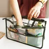 Neue transparente wasserdichte PVC-Make-up-Taschen mit Mehrfarbenmuster-Kosmetik für Reise-Damen-Frauen-Kosmetiktasche-40 b9Lm #