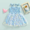 Girls Dresses Ma Baby 6M-4Y Toddler Infant Kid Dress Floral Print Tle Tutu Party Birthday Holiday For Summer Costume Drop Delivery Kid Dhksg