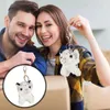 Confezione regalo Portachiavi in peluche Regali per amici Decorazioni appese Giocattolo animale Piccoli regali Ornamento per borsa tigre farcita in cotone Kawaii Pp