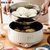 220 V multi-cuiseurs simple double couche électrique Pot 1-2 personnes ménage antiadhésif casserole cuiseur à riz appareils de cuisson 240315