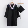 Baccalauréat Cérémonie Costume Université Bachelor Uniforme Cap School Unisexe 2023 Robe Graduati b8mE #