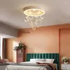 Chandeliers Modern Minimalist Crystal Chandelier LED Bedroom Creative Personality