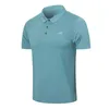 春と夏の新しいポロポロポロカラーゴルフビジネス半袖TシャツフィットネススーツレジャーランニングトレーニングスポーツTシャツ