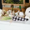 Fleurs décoratives de pâques, carotte en tissu, jouet artificiel rustique en peluche, pendentif suspendu pour ferme