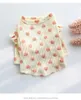 Ropa para perros Ropa de varios colores con chalecos para perros con estampado de corazones pequeños para camisas inferiores de primavera y otoño Pijamas