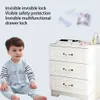 Chaud!6pcs / set Baby Safety Lock Salon Room Bedroom Armoire de placard Punch Free Childre