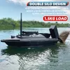 Flytec fiske betbåt 500 m fjärrkontroll betet båt dubbel motorfisk Finder fiske matare 1,5 kg lastning med LED -ljus