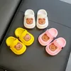 Baby Summer Sandals for Boy Girls Cartoon Bear Björn Kids Flip Flop Toddler Rubber Slippers For Children Home Garden Beach Anti Shoes 240323