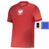 ポーランド2024ルワンドフスキーサッカージャージーメンズキッズキットポロニア2025 Zielinski Milik Zalewski Szymanski Polish Shirt T Polen Uniorm 24 25ファンプレーヤーバージョン