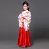 Trajes de danza tradicional china para niñas Ópera antigua Dinastía Tang Han Ming Hanfu Dr Ropa infantil Danza folclórica Niños d85M #