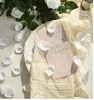100pcs / sac blanc satin de soie pétales de rose à la main artificielle Frs fête d'anniversaire de Valentine Decorati pour accessoires de mariage z3Ba #
