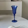 Bicchieri da vino Calice medievale blu cobalto Colore domestico Tazza rossa Bicchiere da champagne Bar personalizzato Decorazione della casa Festa