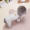 Hundebekleidung Kawaii Pentagramm Overall Kleidung Einfarbig Punkt Kleine Hunde Kleidung Katze Bequeme weiche Kostüm Haustierprodukte Großhandel