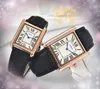 Two Pins Day Date quartz horloges heren dames NIET mechanische automatische klok 28MM 34MM maat roségoud en zilver Kast Armband Saffierglas Lederen Gesp Polshorloge