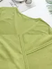 Grandes femmes 2022 Été Nouveau Fi Ice Soie Taille Fermeture Col V Vert Slim Manches courtes Plus Taille T-shirt 3XL 4XL 5XL 6XL 91Qq #
