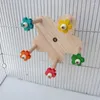 Autres fournitures d'oiseaux Grande roue Jouet Perroquets Cage rotative pour perruches Perroquet Dropship