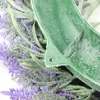 Flores decorativas 20cm lavanda flor artificial grinalda porta da frente janela pendurado guirlanda ornamento de parede primavera páscoa decorações de casamento