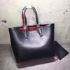 Designer-Damen-Umhängetaschen, hochwertiger Briefdruck, echtes Leder, Redbottoms-Tasche, Geldbörse, große Handtasche für Luxus-Mädchen, Jungen, Rucksäcke mit Geldbörsen