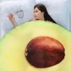 Dekens dikker deken bed avocado avocados round winter kwekerij polyester kantoor het geschenk