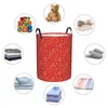 Laundry Bags Bandana Paisley Pattern Basket Collapsible Large Capacity Clothes Storage Bin Baby Hamper