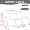 Chair Covers 1 2 3 Seater Velvet Elastic Recliner Sofa Cover Split Design Relax Sofas Slipcover Lounge Armchair With Side Pocket Soild