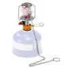 Tools Outdoor Portable Camping Gas Lantern Piezo Ignition Mini Gas Tent Lamp Light with 3 Mantles and Adapter Portable Gas Light