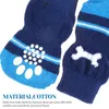 Dog Apparel 2 Pairs Of Pet Winter Socks Nonslip Pets Protector For Small Medium Large Dogs S Size