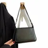 2024 NY FI Single Shoulder Bag Solid Color Simple Bag Female Ny Bright Face Leisure Underarm Bag Foreign Style Handväska M7D9#