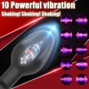 Vibrerende kont anale plug -app controle vibrators seksspeeltjes voor vrouwen mannen siliconen erotische massager stimulator dildo anale speelgoed volwassenen 240417