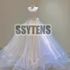 exquisite Ivory Satin Sweetheart Mermaid Wedding Gowns vestido de noiva Bing Bride Dr Sexy Split Brides Party Gowns 2024 J0KB#