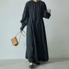 Robe de banlieue à manches longues et col rond pour femme, nouvelle mode automne 2023, 249425