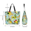 Lems siciliani e piastrelle romantiche Negozio di alimentari Borse Canvas Shopper Tote Borsa a tracolla Borsa portatile per pittura di agrumi E9go #