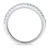 Clusterringen rond 925 sterling zilveren ring helder CZ mode stapelbaar klassiek luxe damesverlovingscadeau