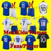 Francese 2024 euro Coppa di euro a casa via Jersey Mbappe Soccer Maglie Dembele Camavinga Kante Maillot de Foot Zidane Griezmann Kids Men Fan Fan Fan Shirt Football Shirt