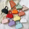 Borsa mini Jelly Borsa piccola da donna Pochette New shell Crossbody Borsa a mano da donna color caramello 01-SB-slxbgd d29X #