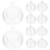 Kaarsenhouders 10 pc's kerstdecoratie bal sappige plastic container nep bubbels glas vulbare boom