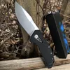 Ny camping utomhuskniv Tunafire GT-Z0308 Folding Knife CPM 20CV Natural Sour Tree/Black G10/Desert G10 handtag med kullager