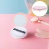 Lagringsflaskor 2Sets Powder Puff med Box Washable Reusable Makeup Pad Sponge Applicator Foundation Blandning