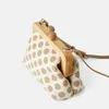 vintage w paski drewniane torby z klipsami Shell Bag luksusowa marka torby na ramię kobiety Menger Crossbody Bag Women Canvas torebki K3ZH#